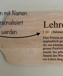 Personalisiertes Schneidebrett 35 x 16 cm – Bild 7