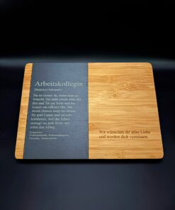 Schneidebrett Holz/Schiefer