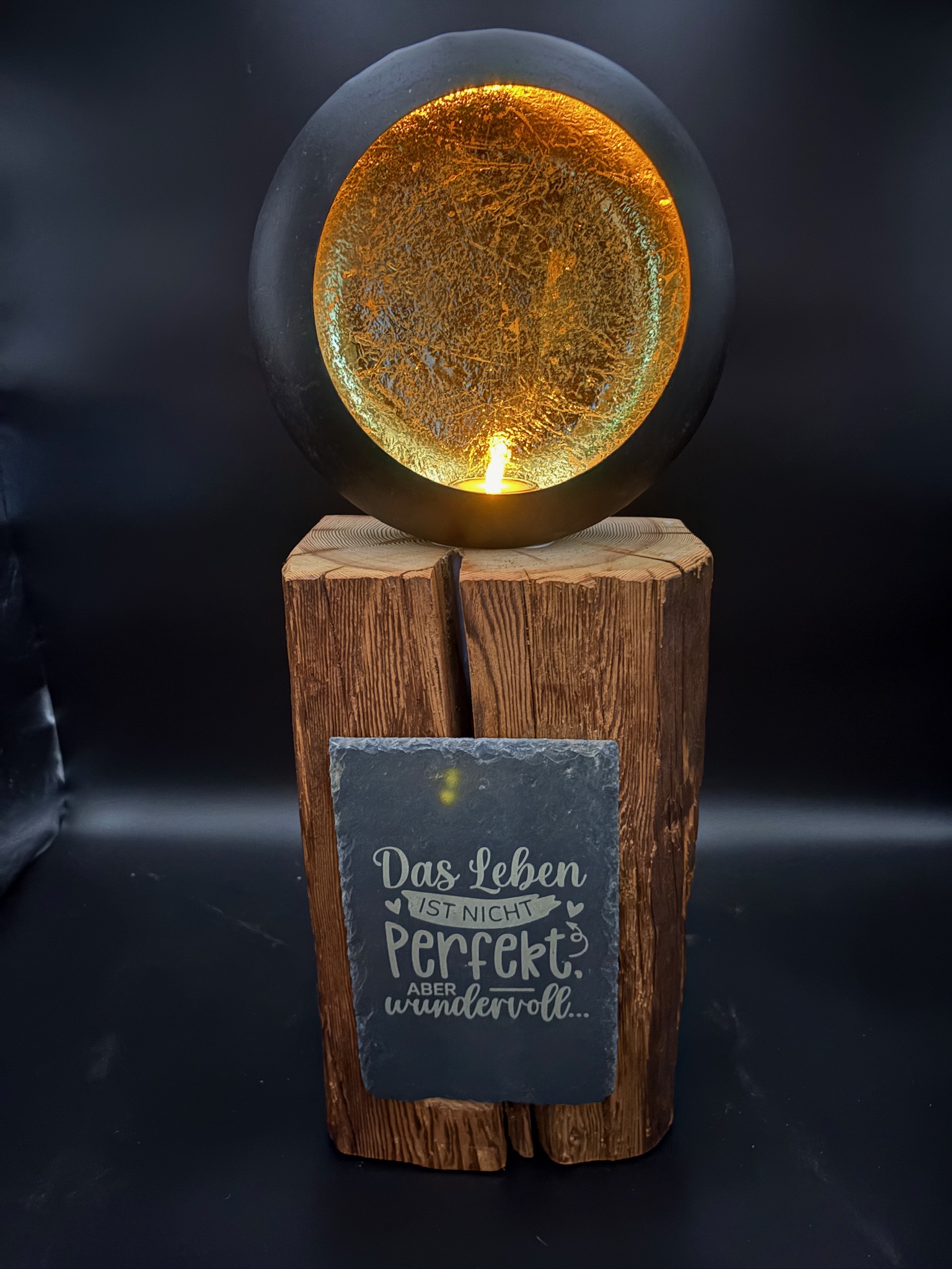 Altholzstele mittel - Schiefer – Bild 3