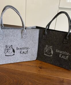 Filztasche Hamsterkauf