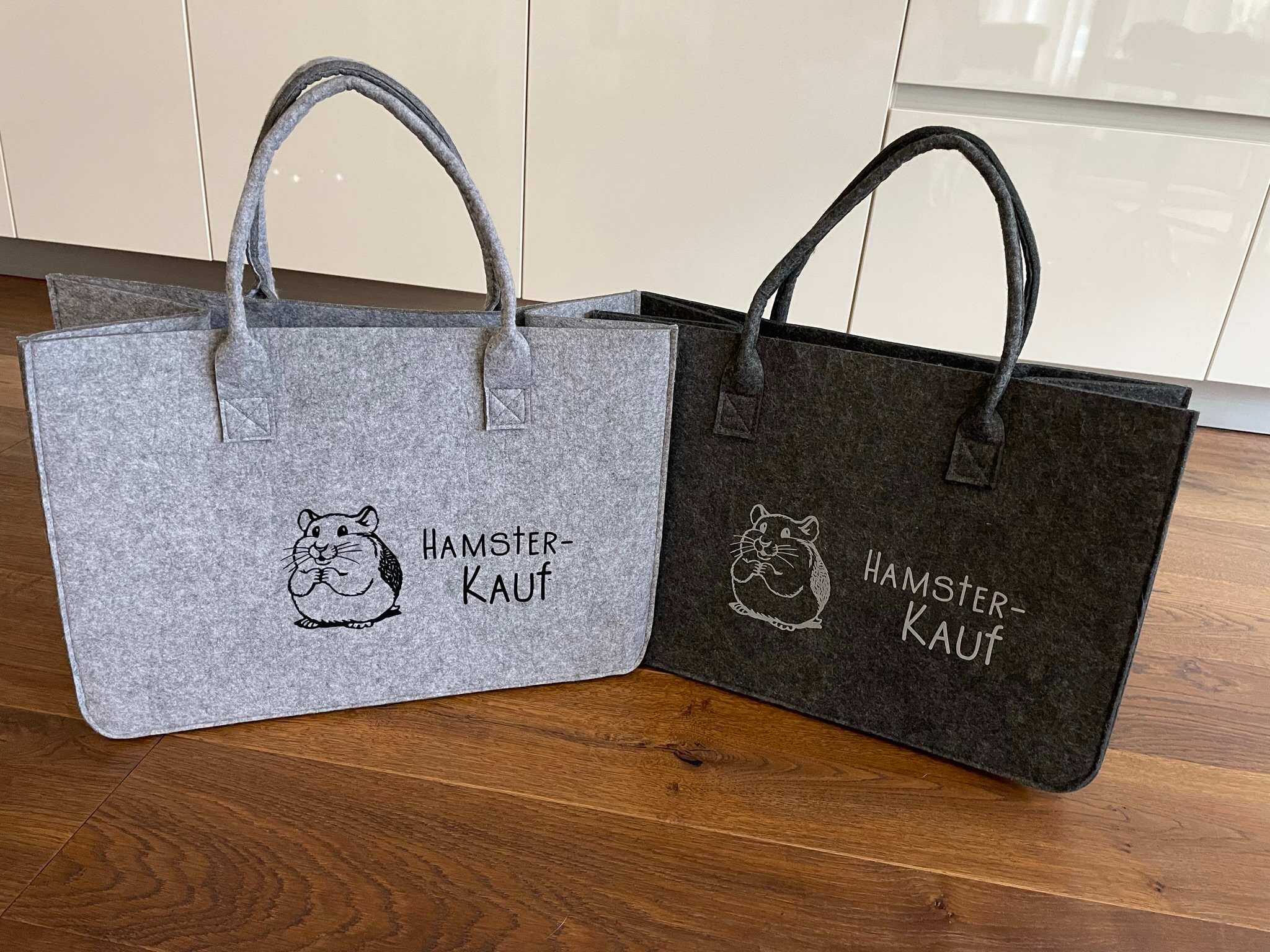 Filztasche Hamsterkauf