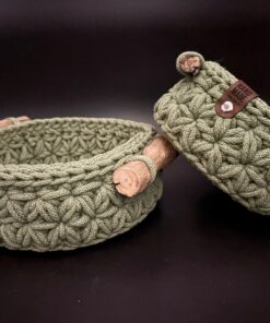 Korb Jasminmuster klein – Bild 4