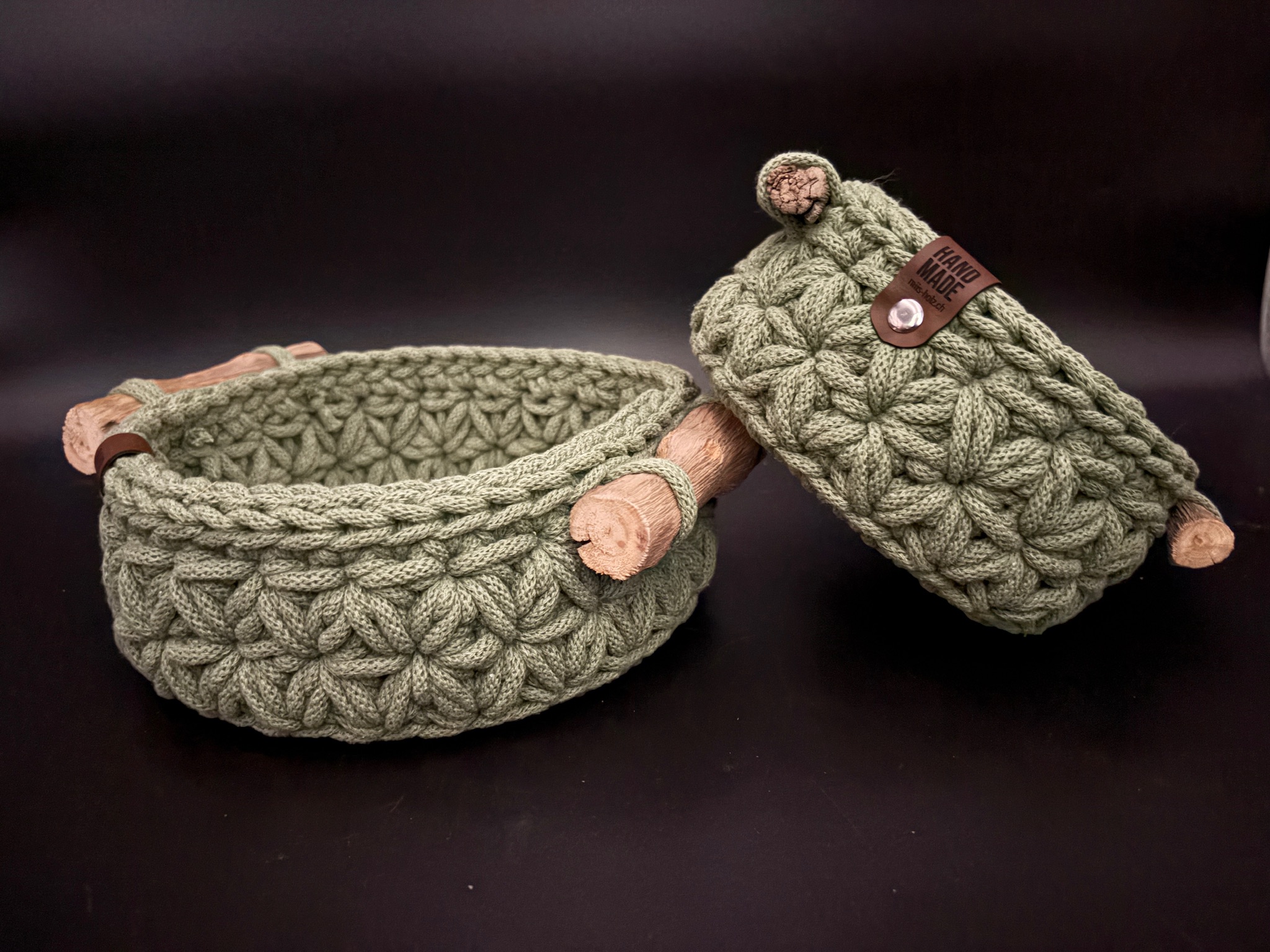 Korb Jasminmuster klein – Bild 4