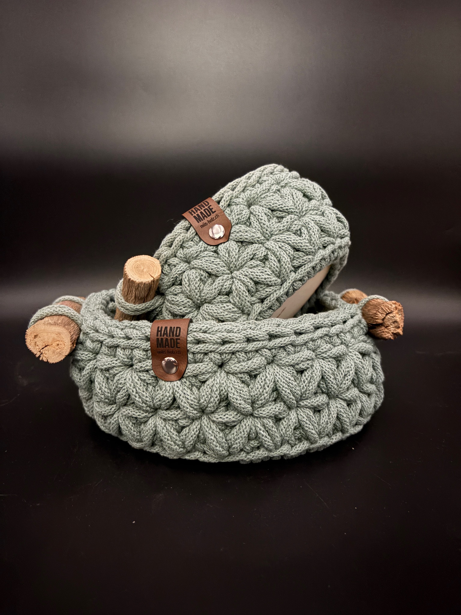 Korb Jasminmuster klein – Bild 5