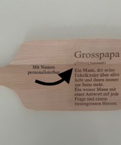 Personalisiertes Schneidebrett 35 x 16 cm – Bild 6