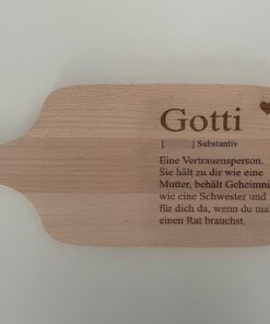 Alternative view of Personalisiertes Schneidebrett 35 x 16 cm