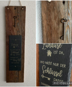 Alternative view of Wanddeko mit Schiefer