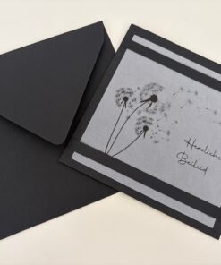 Beileidskarte "Pusteblume"